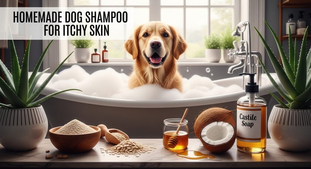 homemade dog shampoo for itchy skin